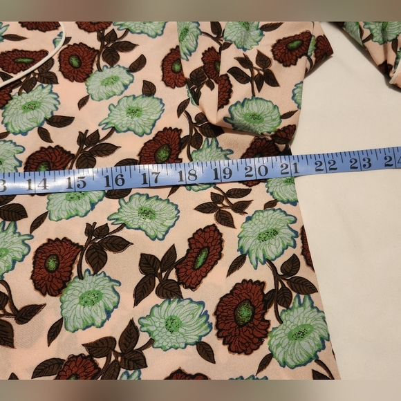 Sandro Paris PJ Style Button Up Shirt. Sz 3/Lrg. EUC - Picture 4 of 6